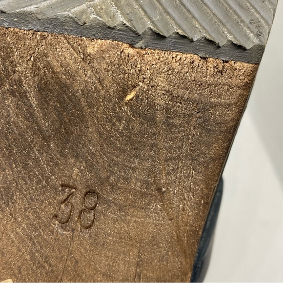 Lotta Stockholm High Heel Classic Clog in Black Brown Base with Strap Size 38 - Picture 14 of 16